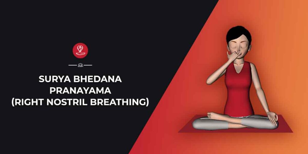 Surya Bhedana Pranayama Right Nostril Breathing Steps Benefits
