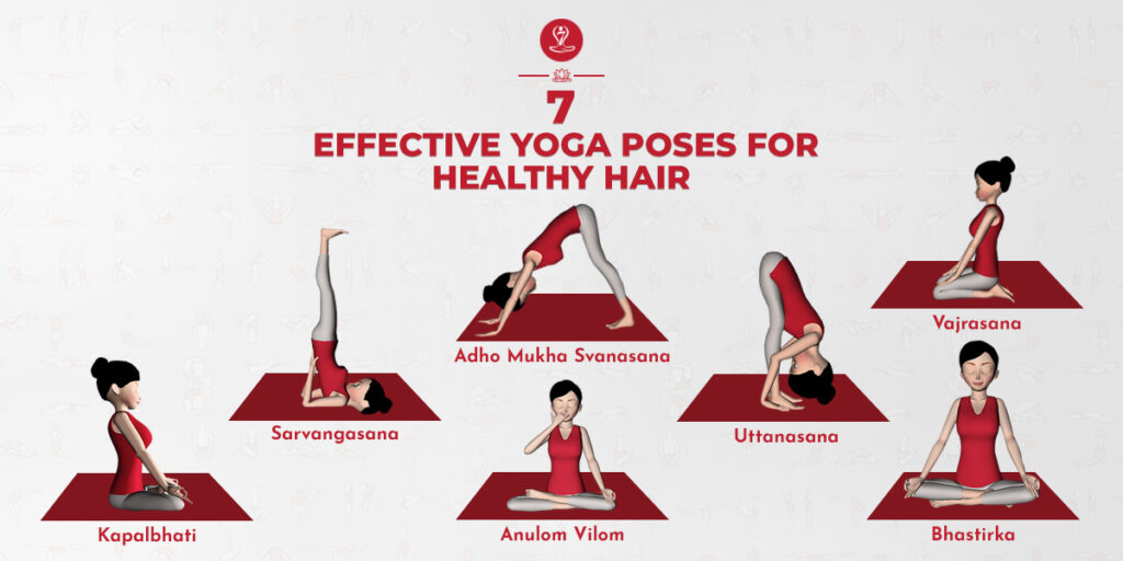 yoga for hair growth