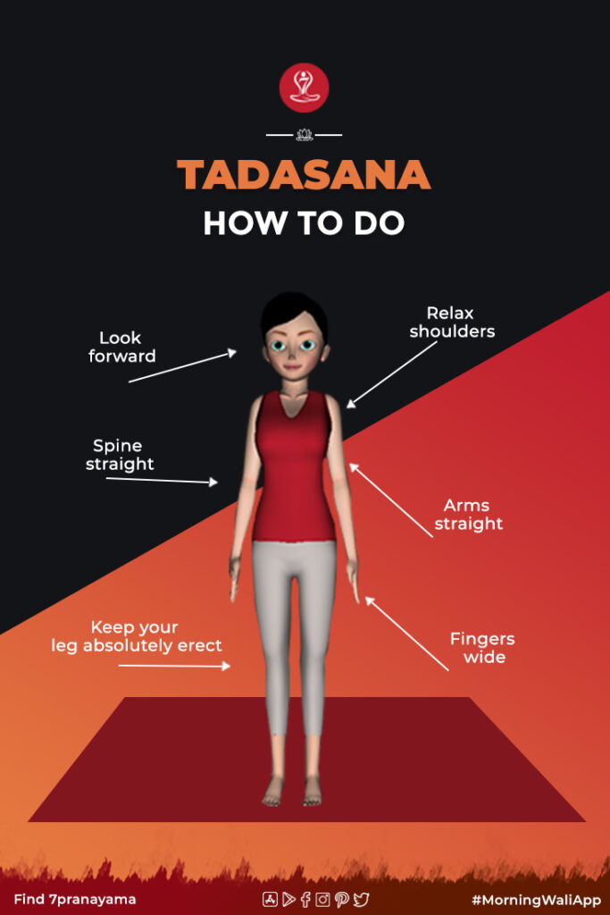 How to do Mountain pose ( Tadasana)