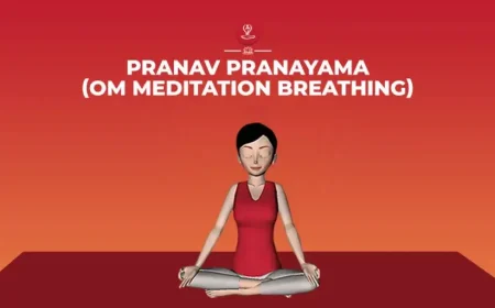 Pranav Pranayama (Om Meditation) breathing technique with benefits and step-by-step guide