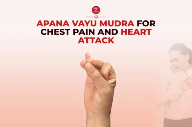 Apana Vayu Mudra (Heart Mudra) hand gesture with heart health benefits