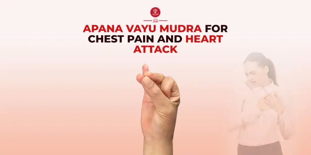 Apana Vayu Mudra (Heart Mudra) hand gesture with heart health benefits