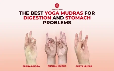 Person practicing Mudras for Digestion to naturally support gut health and relieve bloating.