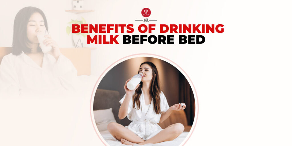 Drinking milk before bed