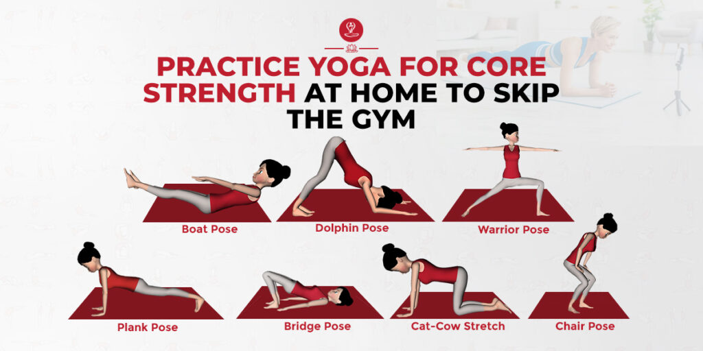 Yoga poses for core strength