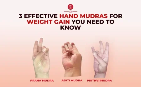 Person practicing Prithvi Mudra for healthy weight gain.