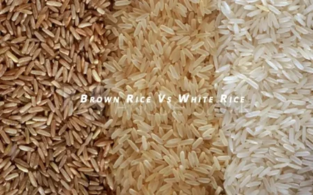 Brown rice vs white rice comparison
