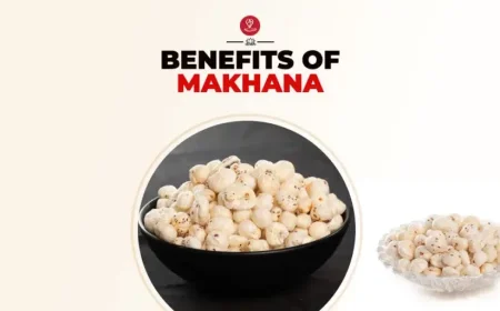 Roasted makhana healthy snack