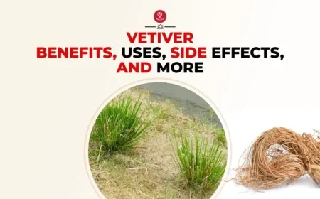 Fresh vetiver roots used in Ayurvedic medicine for cooling and calming health benefits.