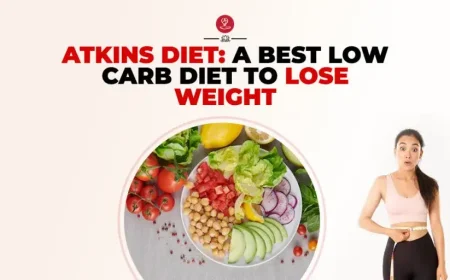 Plate of low-carb vegetables, eggs, and lean protein for Atkins Diet