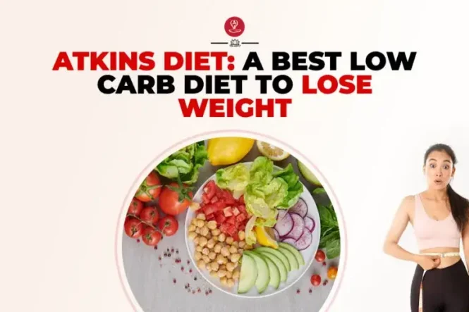 Plate of low-carb vegetables, eggs, and lean protein for Atkins Diet