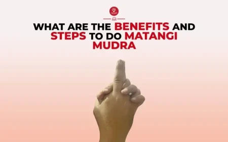 Person practicing Matangi Mudra during meditation.