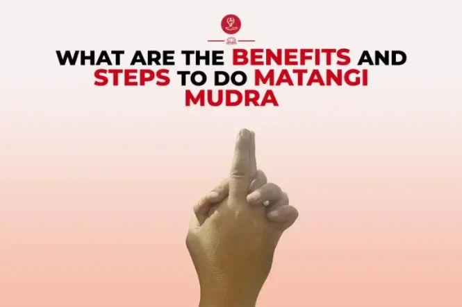 Person practicing Matangi Mudra during meditation.