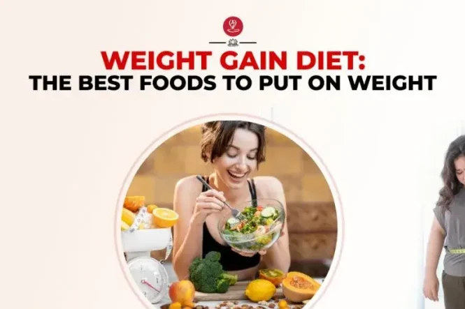 Healthy foods for weight gain including nuts, grains, avocado, eggs, and dairy