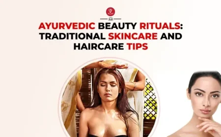 Ayurvedic beauty rituals using natural herbs and oils for healthy skin and hair