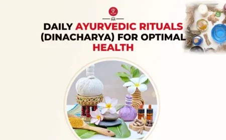 Daily Ayurvedic rituals Dinacharya routine for healthy living and balanced wellness