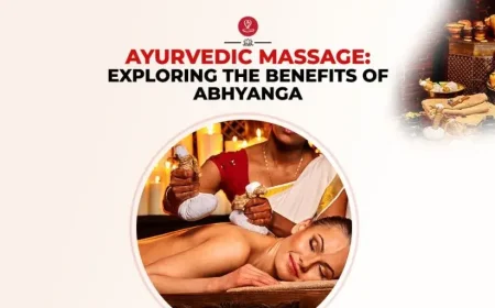Abhyanga Ayurvedic oil massage using warm herbal oils for relaxation and wellness