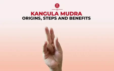 Kangula Mudra hand position step-by-step guide