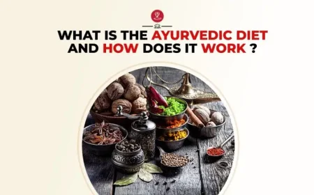 yurvedic diet foods arranged on a wooden table