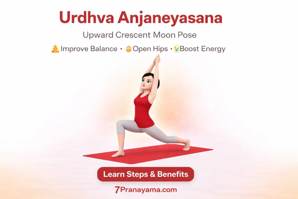 Upward Crescent Moon Pose