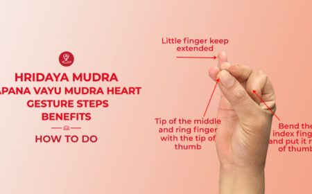 Hridaya Mudra hand gesture step-by-step guide for beginners