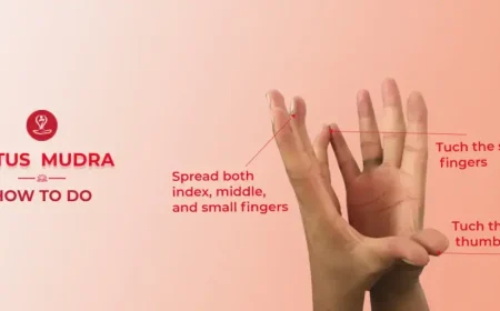 Lotus Mudra hand gesture step-by-step yoga guide