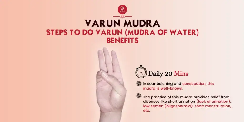 Varun Mudra (Water Mudra) hand gesture step-by-step yoga guide