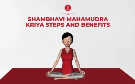 Shambhavi Mahamudra Kriya steps and benefits for beginners