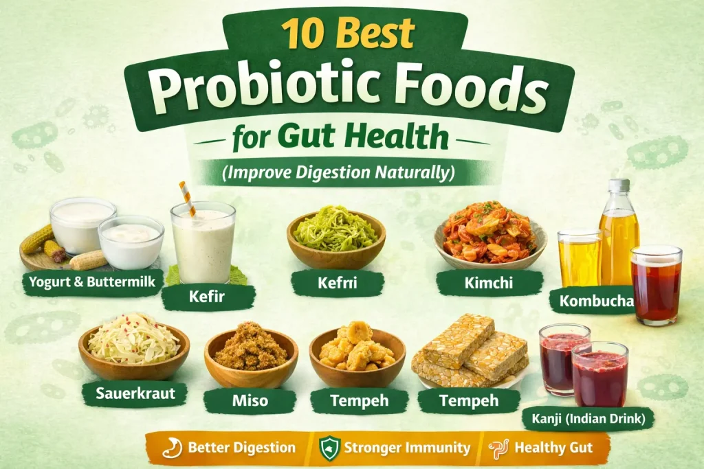 10 Best Probiotic foods