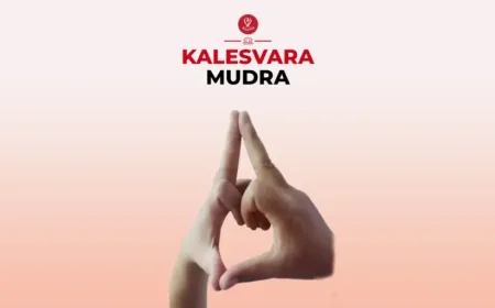 Kaleshwar Mudra hand gesture with steps and benefits for meditation
