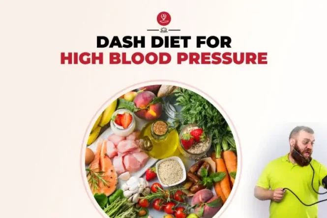 DASH Diet meal plan with healthy fruits and vegetables