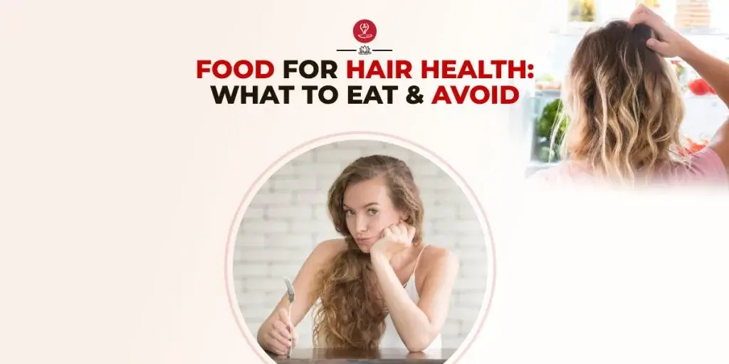 Best foods for hair health including eggs, berries, spinach, nuts, and fish for stronger hair growth.