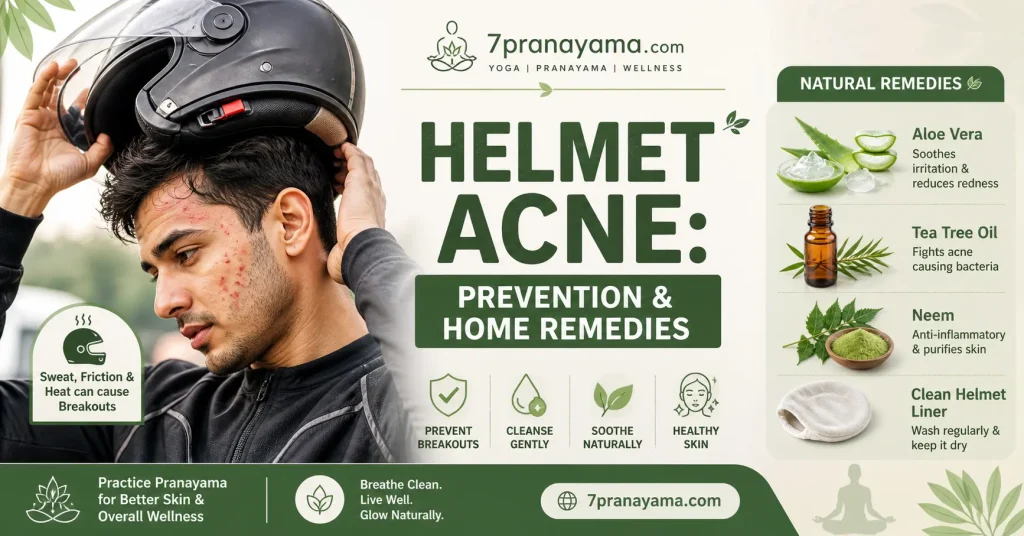 Helmet Acne Prevention and Home Remedies